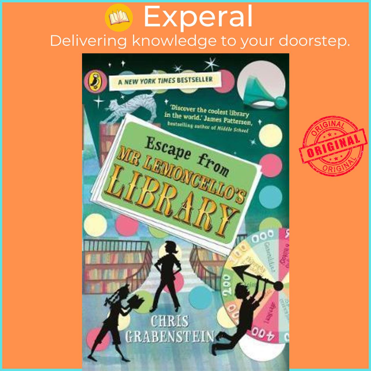 Sách - Escape from Mr Lemoncello's Library by Chris Grabenstein (UK edition, paperback)