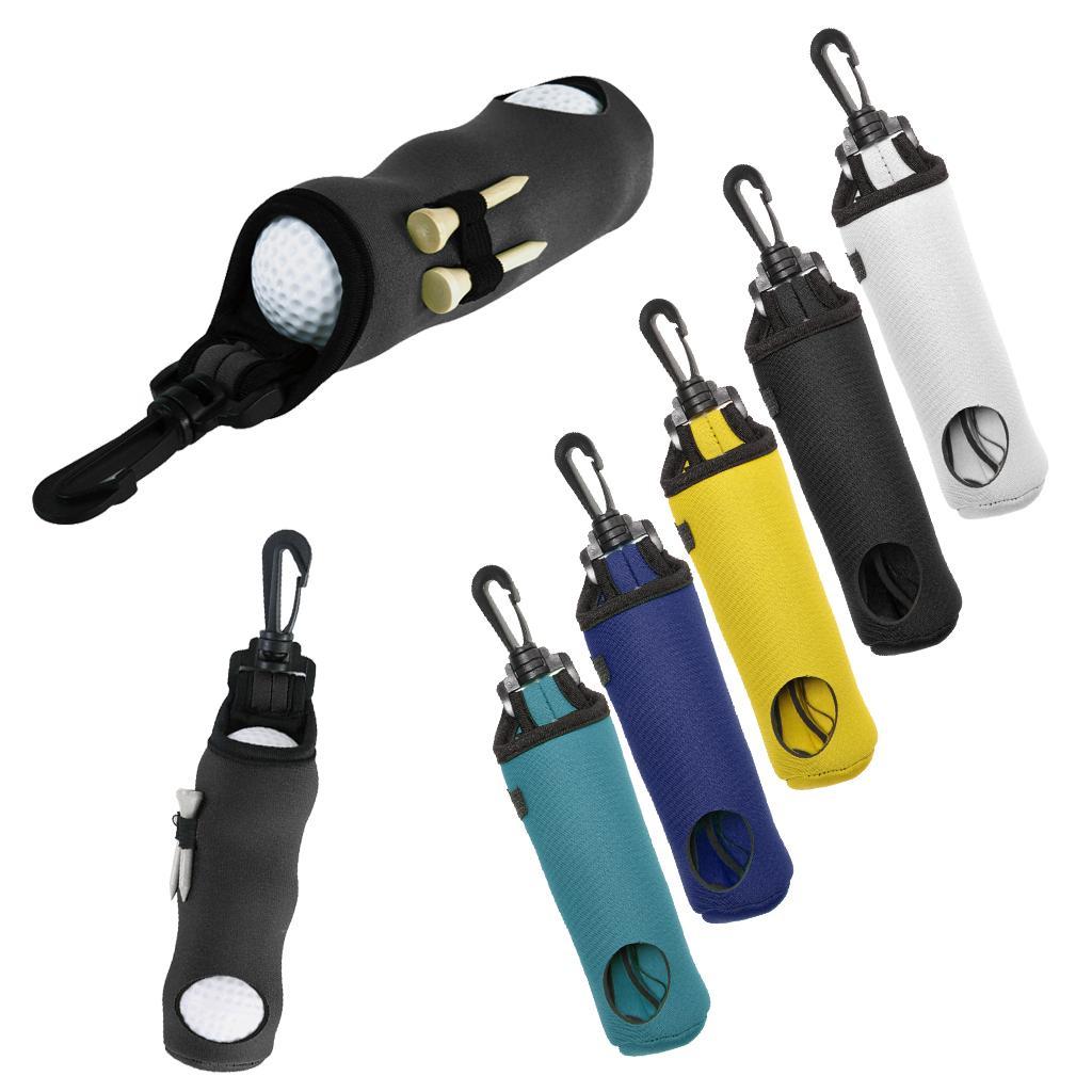 2Pcs  Lightweight  Golf  Ball  Bag  Storage  Pouch  Carry  Pack &