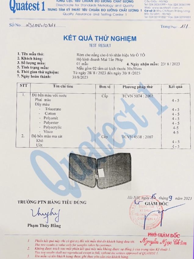 Rèm Che Nắng Xe Kia Optima Loại 1 Mr Ô TÔ Bảo Hành 24 tháng Cam Kết Chuẩn Khít Theo Xe