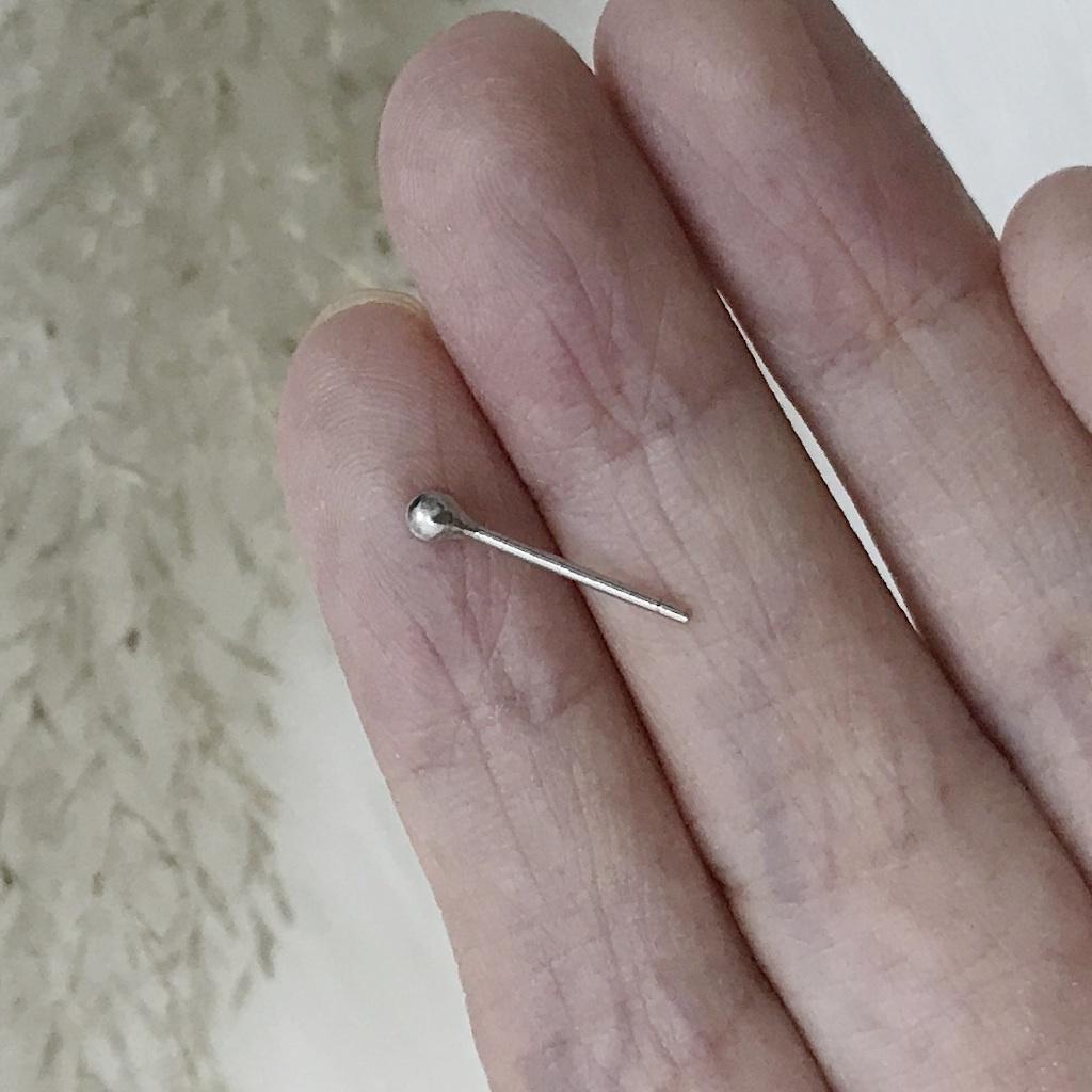 Set bông tai bạc 925 nụ 5 món khuyên đính đá trơn nam nữ tối giản S925 MINIMAL Silver Earrings QA SILVER EA200413