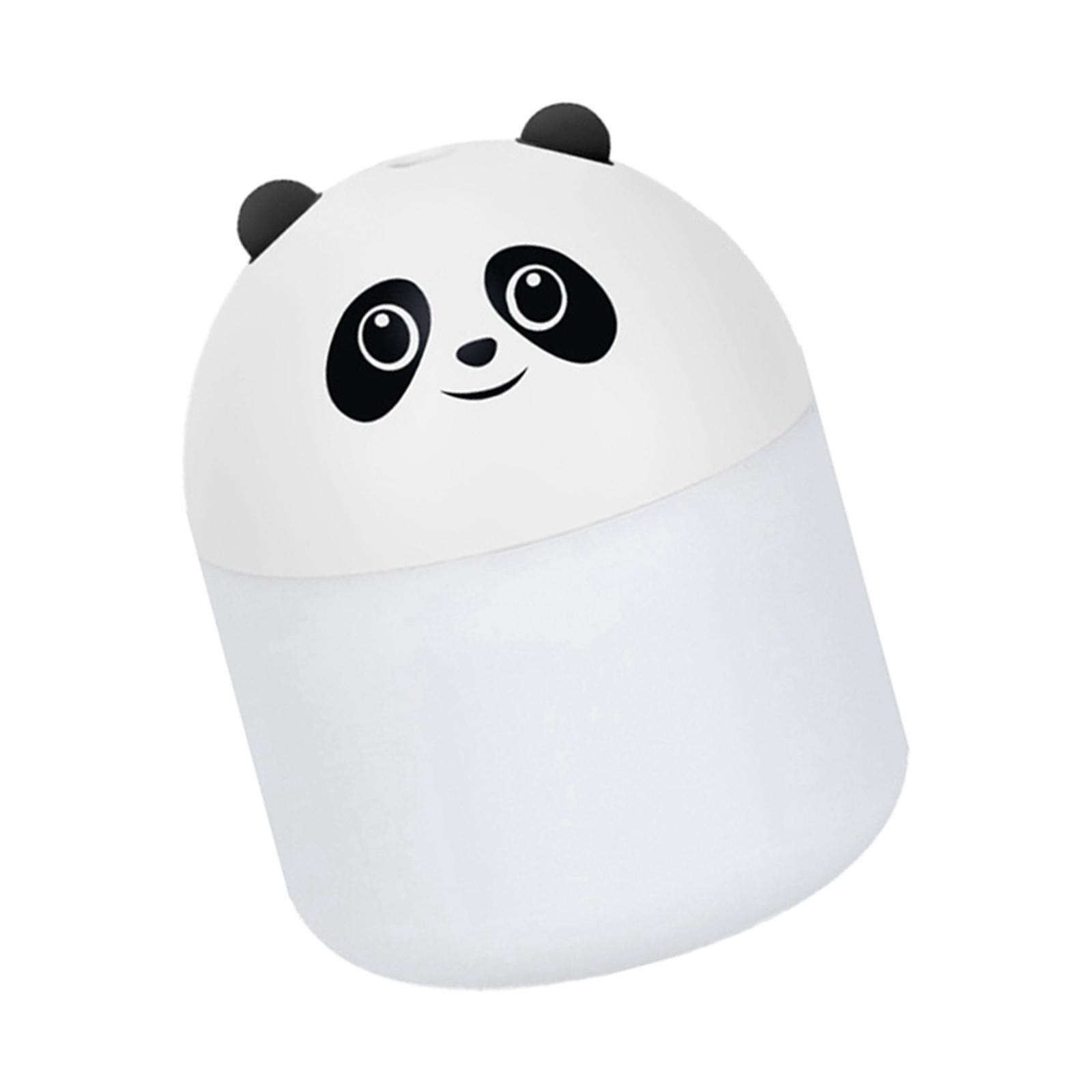 Small Air Humidifier Mist Diffuser 250ml with Night Light for Baby Bedroom white