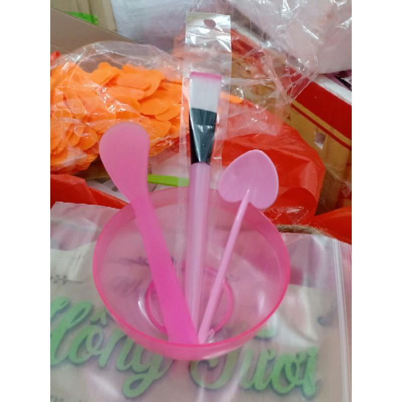 Combo 100 bộ chén pha mặt nạ