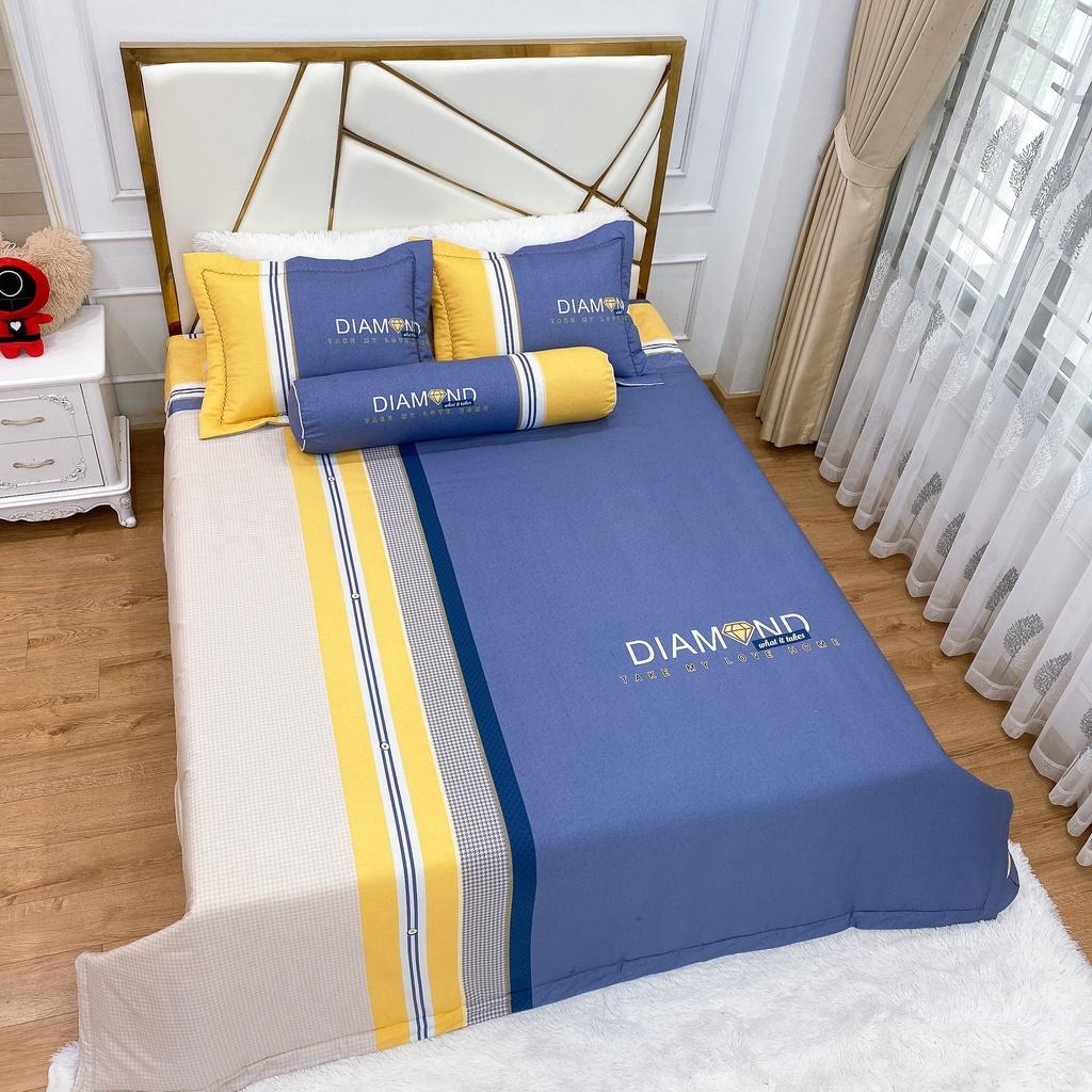 Bộ ga gối cottong living trần bông 5 món