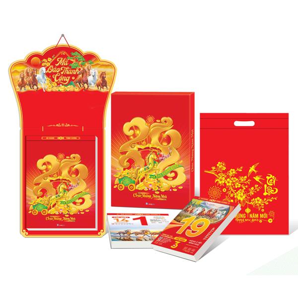 Lịch Bloc Siêu Đại 2026 - Mã Đáo Thành Công - Hoa Niên HN07