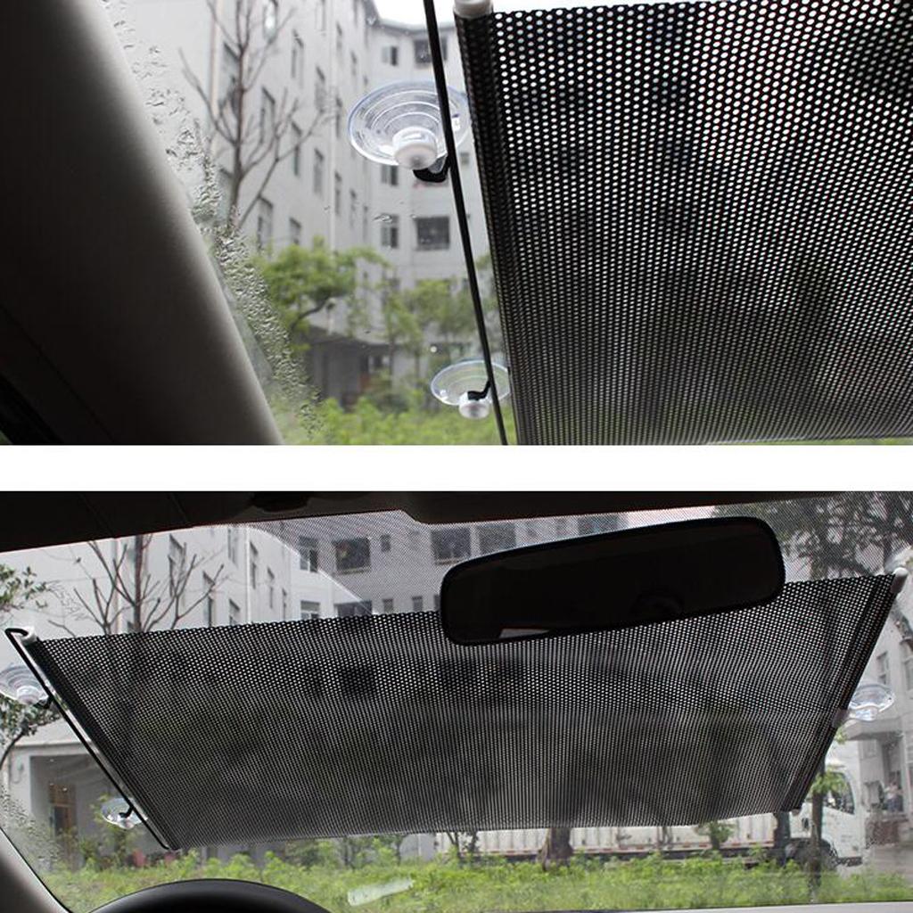 Retractable Car Window Curtain Sun Shade Side Block Visor
