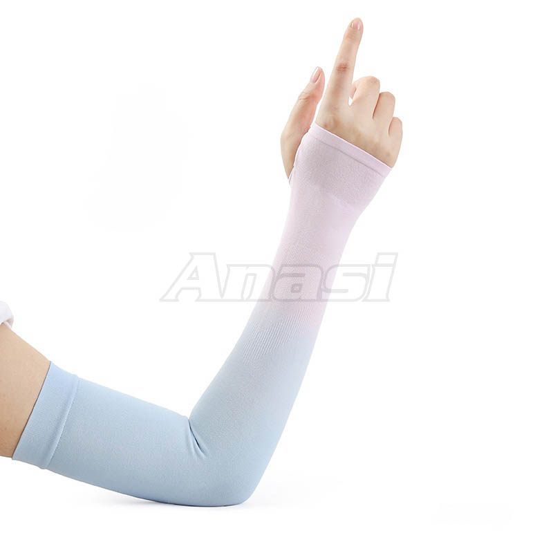 Găng tay chống nắng Anasi Ombre xỏ ngón cho nữ OB34 - Anasi Ombre Sun Protection Sleeves
