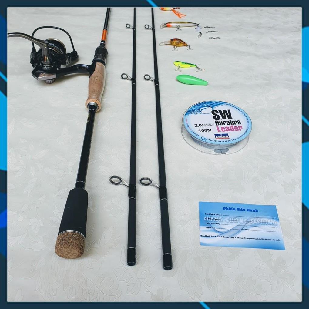 Bộ Cần Câu Lure Máy Đứng EAGLE SUPER Đồ Câu Lure Bộ Cần Lure Đứng