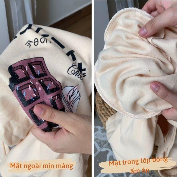 Áo Sweater Socola phong cách Ulzzang Hàn Quốc tay dài họa tiết in hình phong cách cá tính CoolZ CZ5061