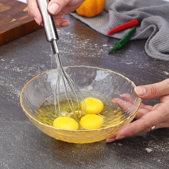 Dụng cụ đánh trứng / đánh bột bằng Inox cầm tay đa năng ( 3 size )