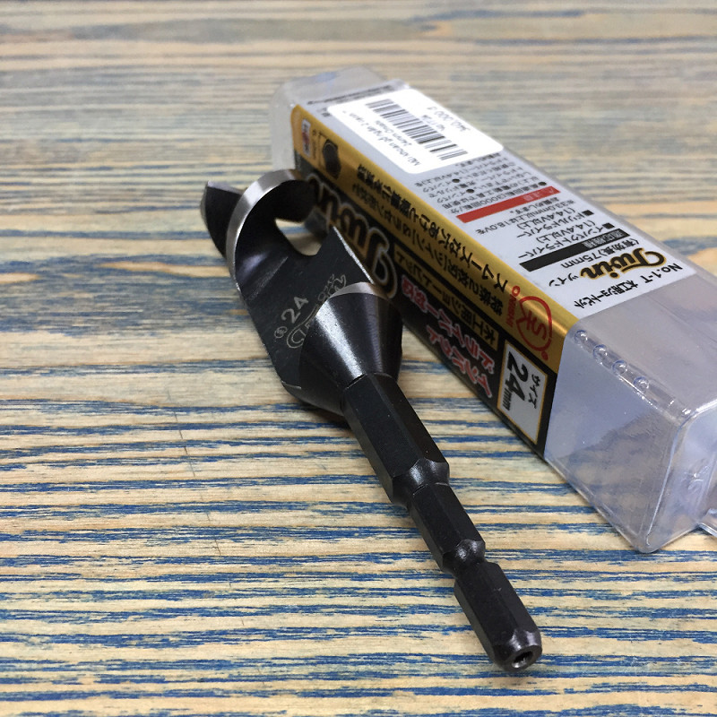 Mũi khoan gỗ ngắn 2 cạnh T 25mm chuôi lục giác 6.35mm Onishi