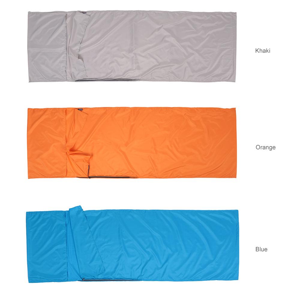 TOMSHOO 75*210CM Túi Ngủ Ngoài Trời Nhẹ Đi Cắm Trại Du Lịch Lót Túi Gấp Di Động Váy Ngủ Kèm Vỏ Gối