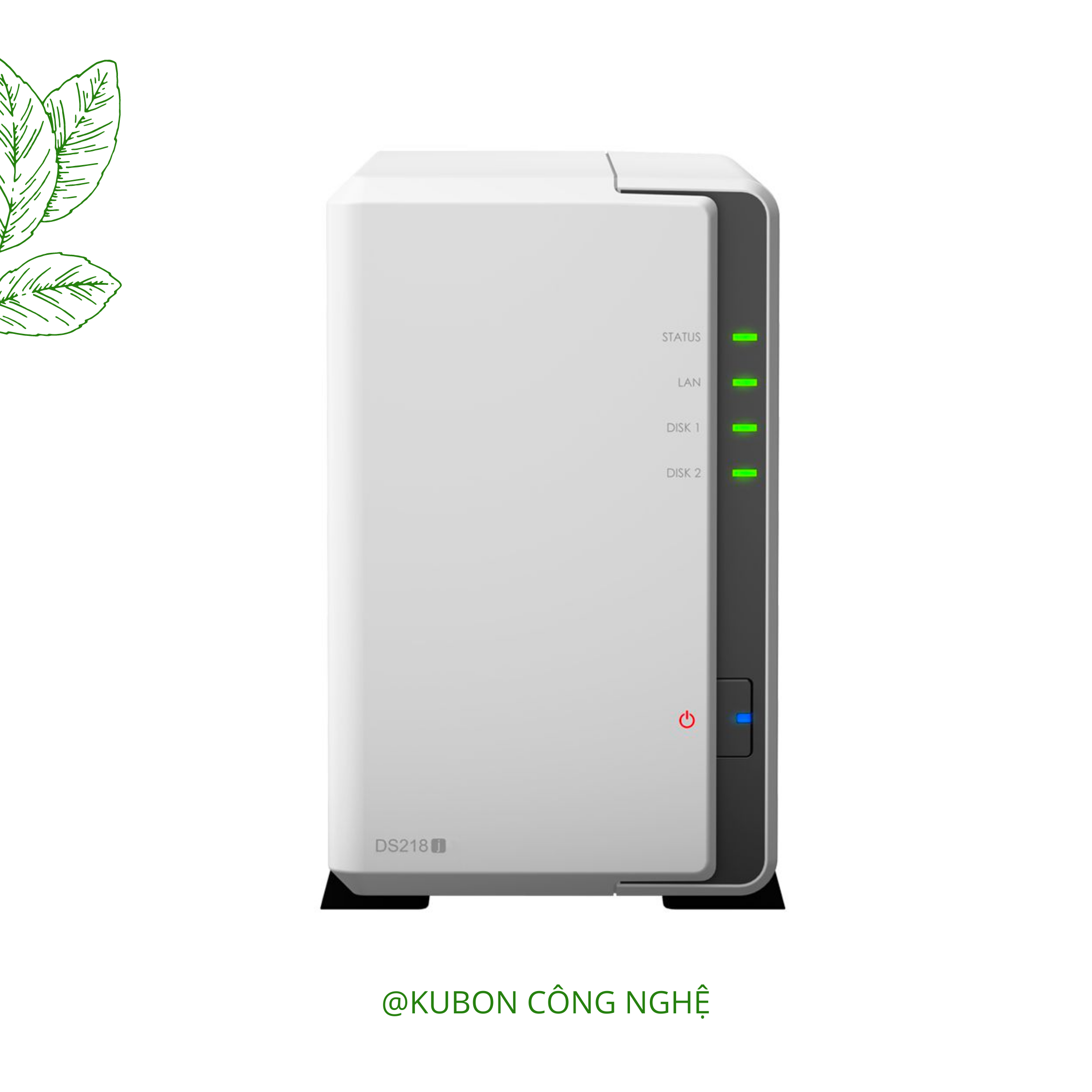 Thiết bị lưu trữ qua mạng NAS Synology DS220j - Hàng chính hãng 100%