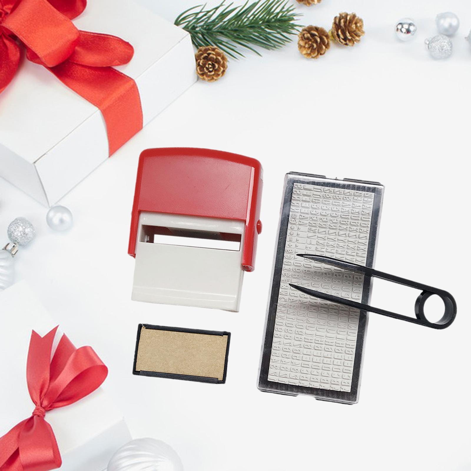 Compact Personalised  Stamp Set DIY Stamp Set for Hobby Teachers School