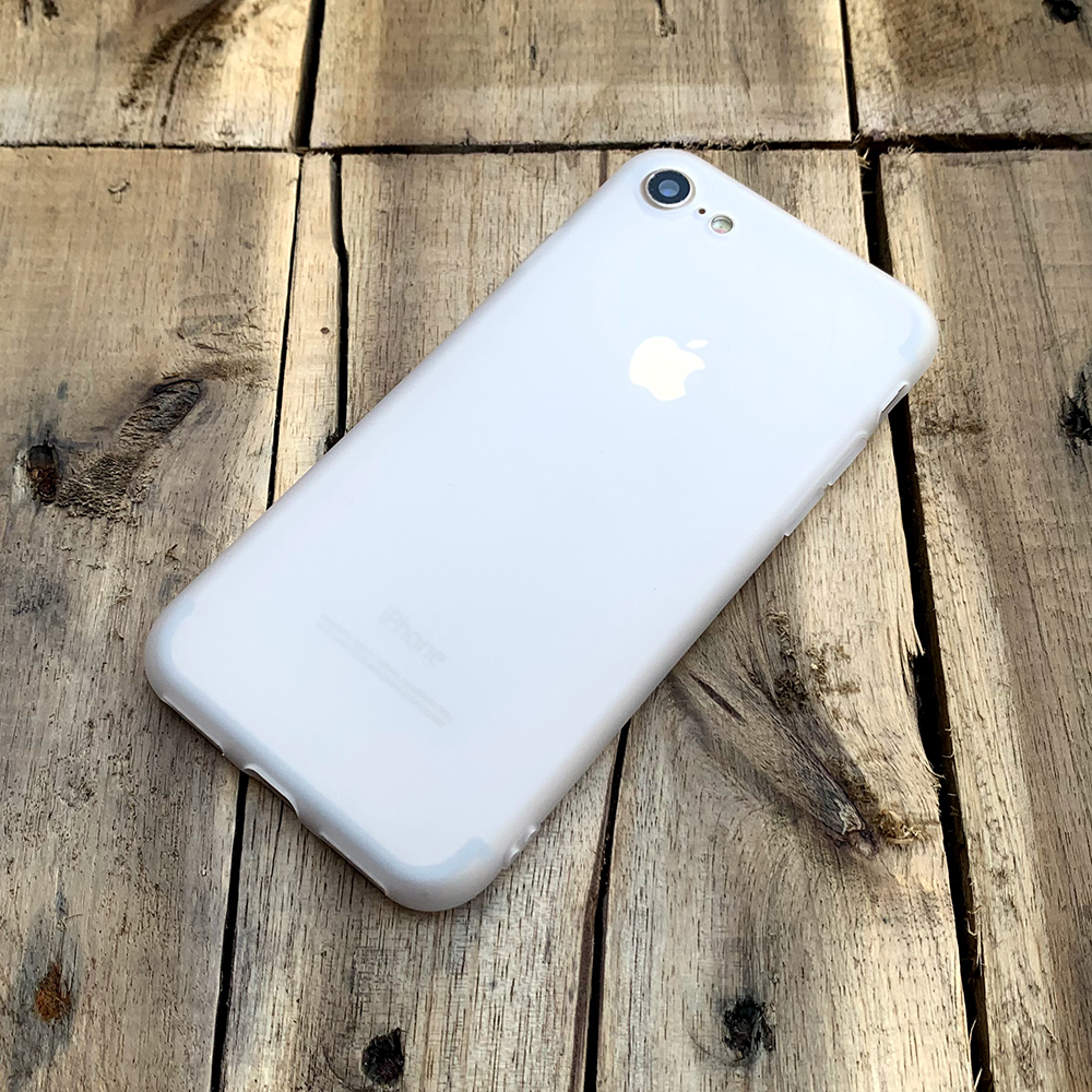 Ốp lưng dẻo trong sần nhám dành cho iPhone 7 / iPhone 8
