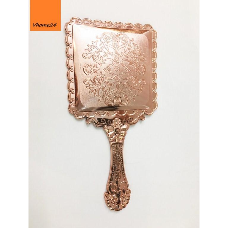 GƯƠNG TRANG ĐIỂM CẦM TAY VINTAGE GTD142