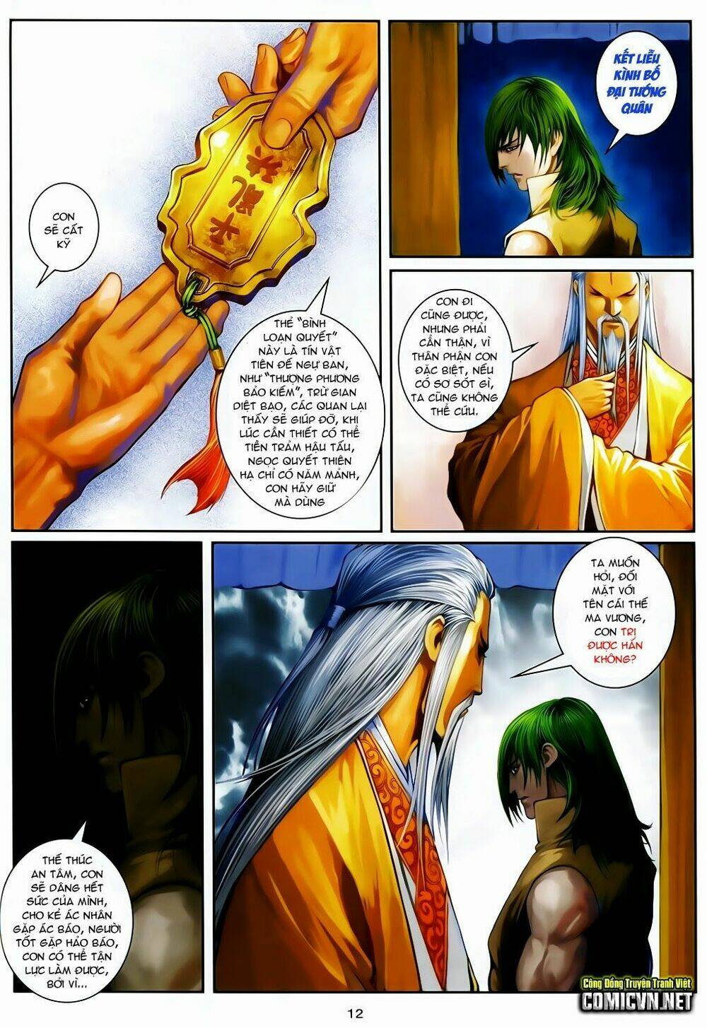 tân tác tứ đại danh bổ chapter 6 12