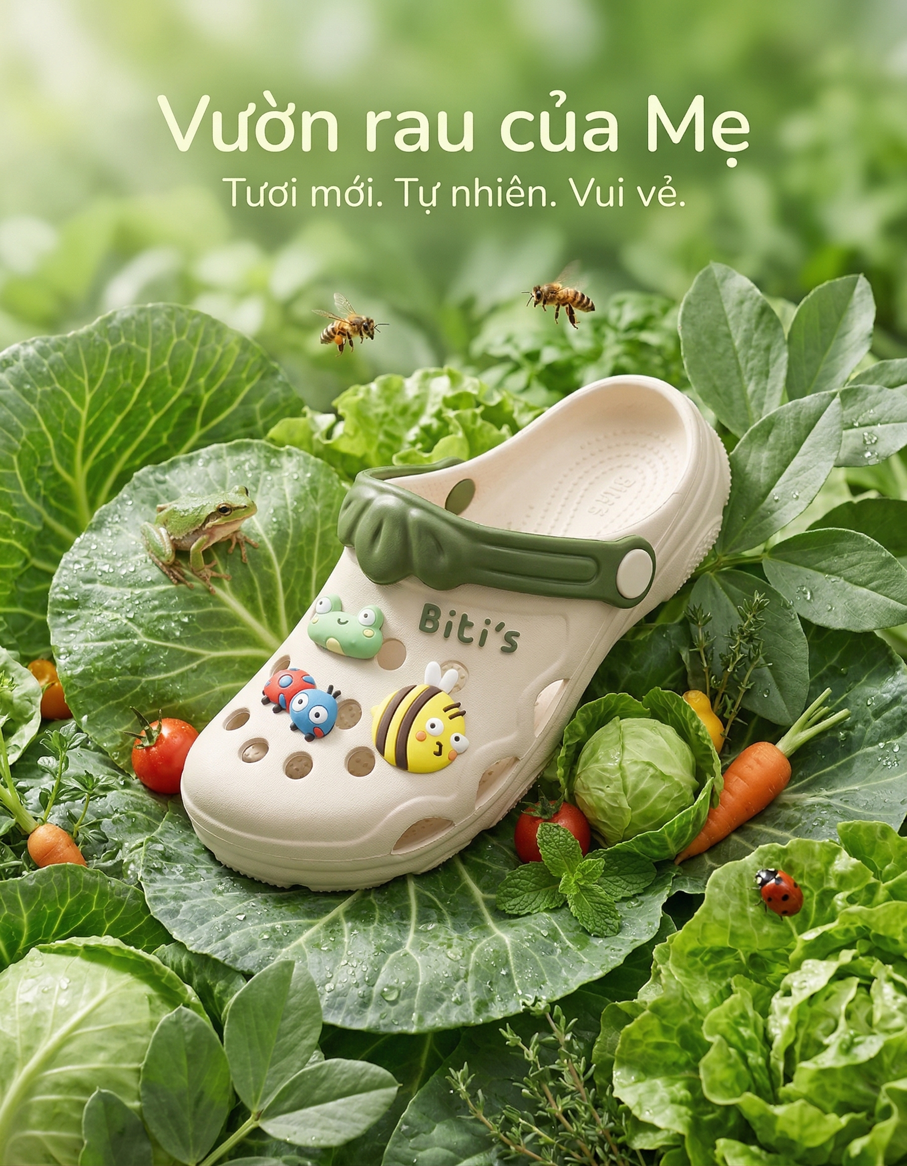 Dép bít đầu Biti's bé trai vườn rau của mẹ (30-39)