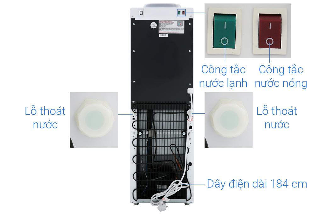 Cây nước nóng lạnh Electrolux EQACF01TXWV - Hàng Chính Hãng - Chỉ Giao Hồ Chí Minh