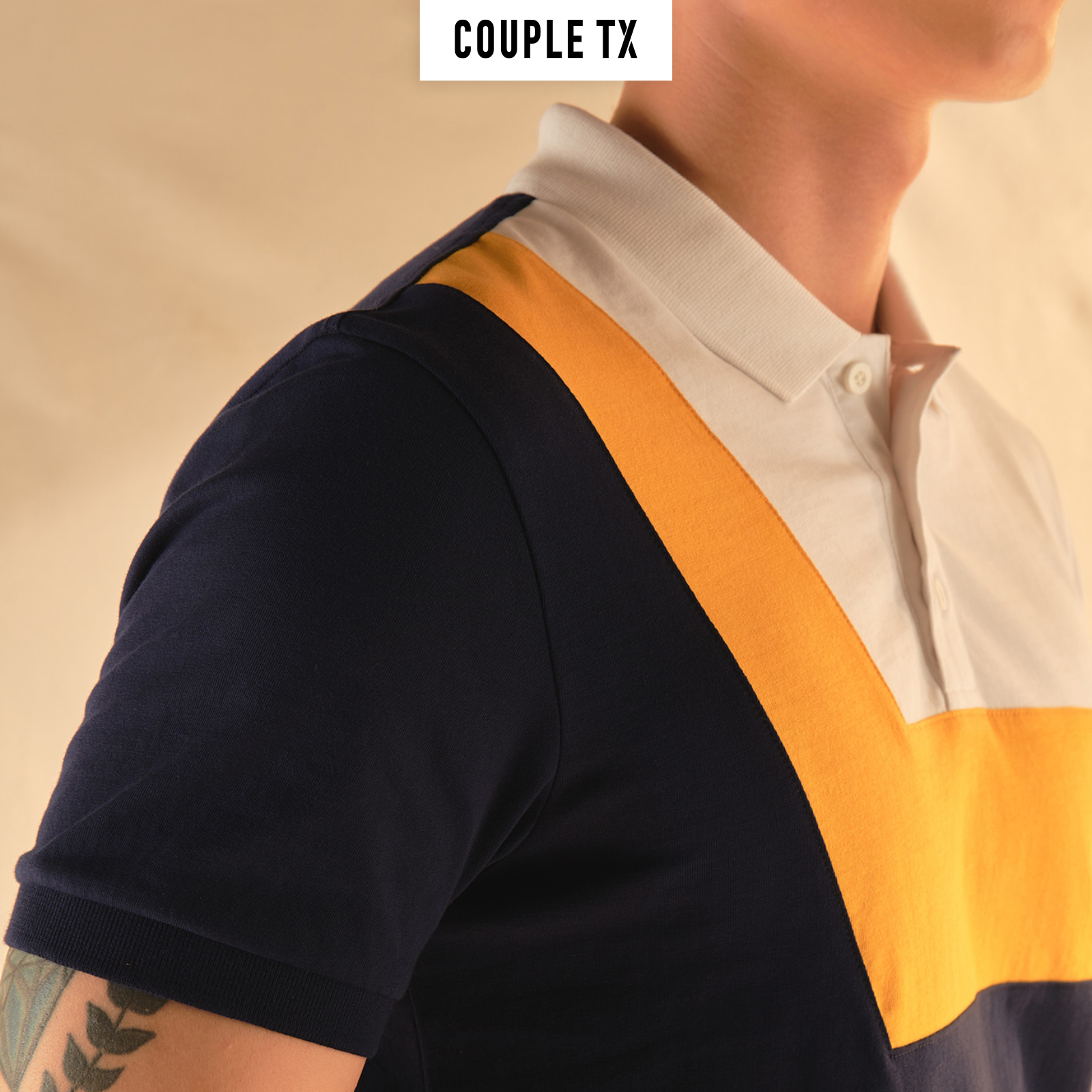 Áo Polo Nam Couple TX Phối Màu MPO 1010