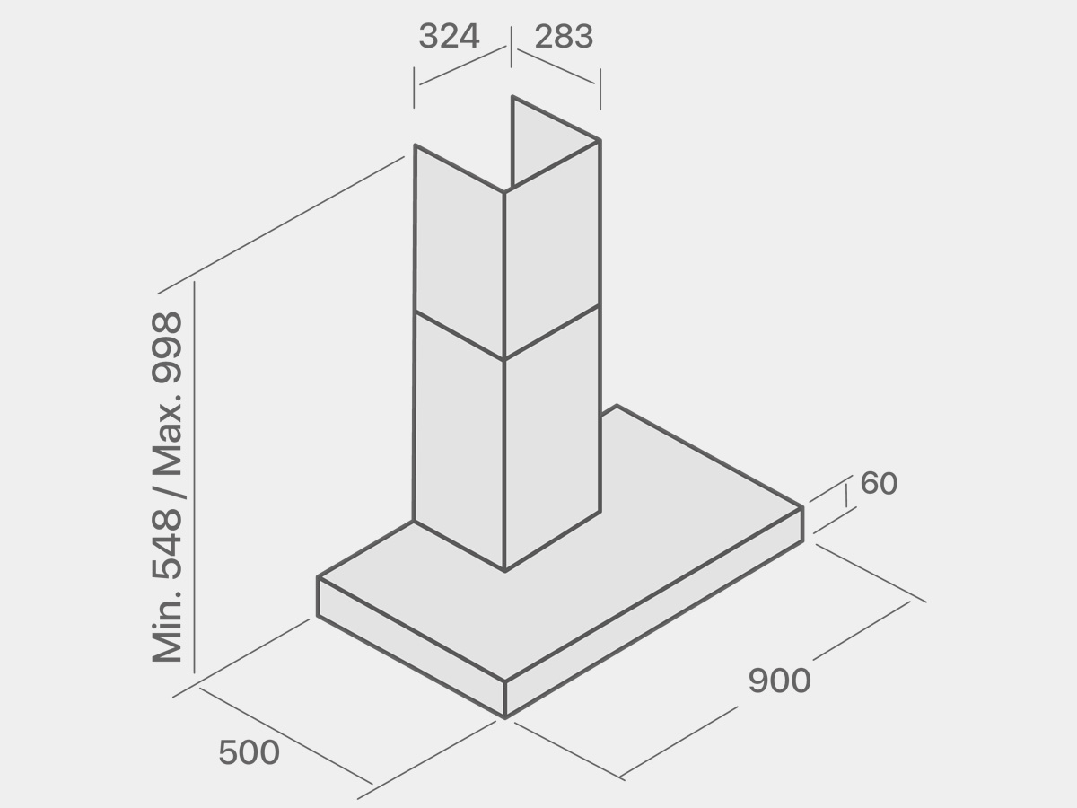 Máy hút mùi Kenner chữ T KHT-7890 ,Công suất hút: 1400m3/h , Bảo hành 3 năm