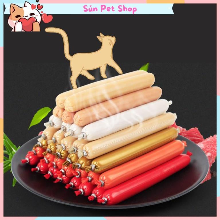 Xúc xích dinh dưỡng cao cấp Taotaopets cho thú cưng 500g (Xúc xích ăn liền bổ sung dưỡng chất cho chó mèo)