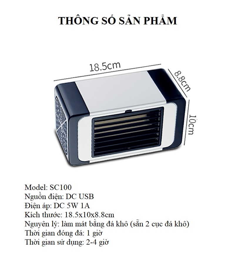 Quạt hơi nước mini S_100