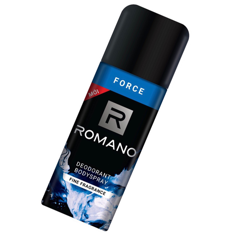 Xịt khử mùi toàn thân cho Nam Romano Force 150ml-mẫu mới