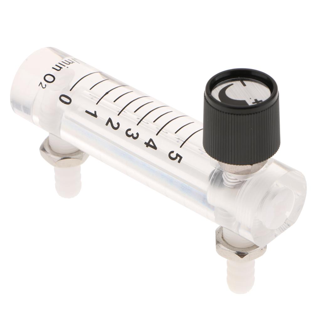 0-5LPM Oxy Acrylic Đo Lưu Lượng Dòng Chảy Nhanh Với Van Cho Không Khí, để Đo Khí Pha Không Xung Chảy