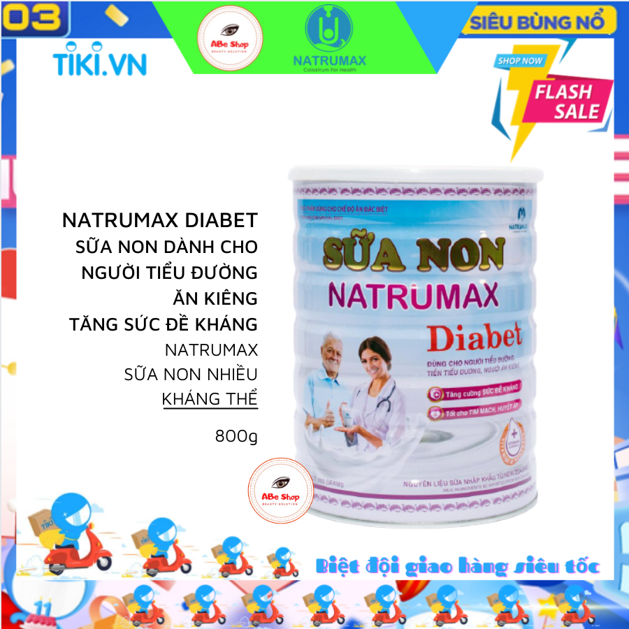 SỮA NON NATRUMAX DIABET 800 Gram dành cho người ăn kiêng - tiểu đường