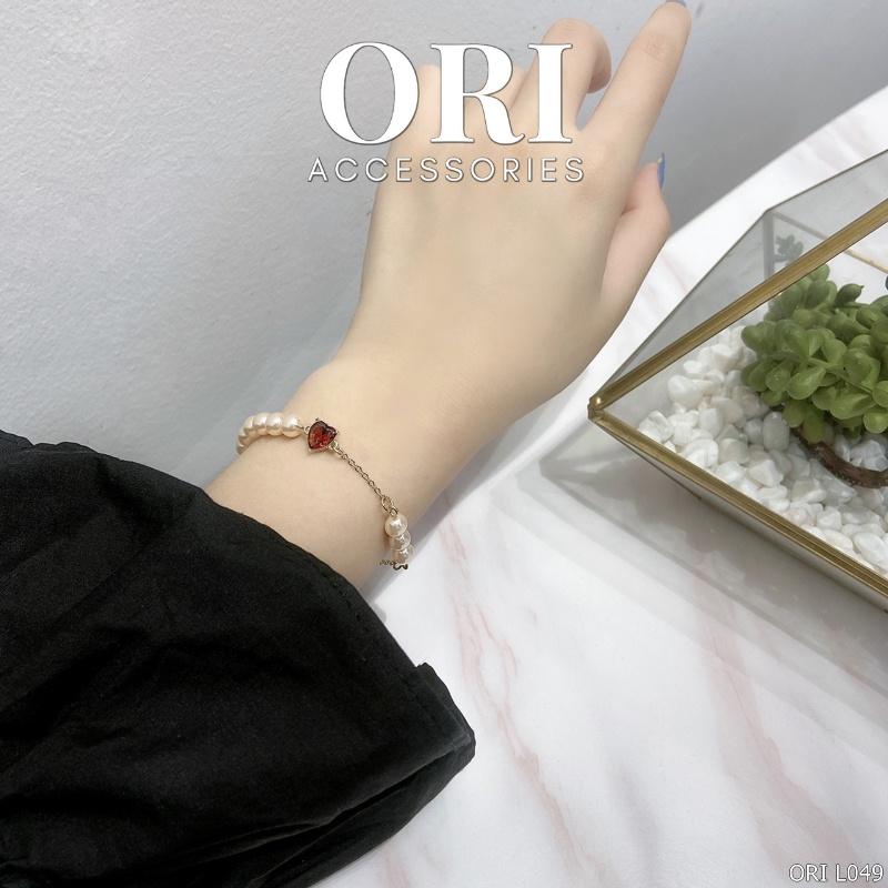 Lắc tay nữ mặt trái tim Helga sang trọng ORI ACCESSORIES L049