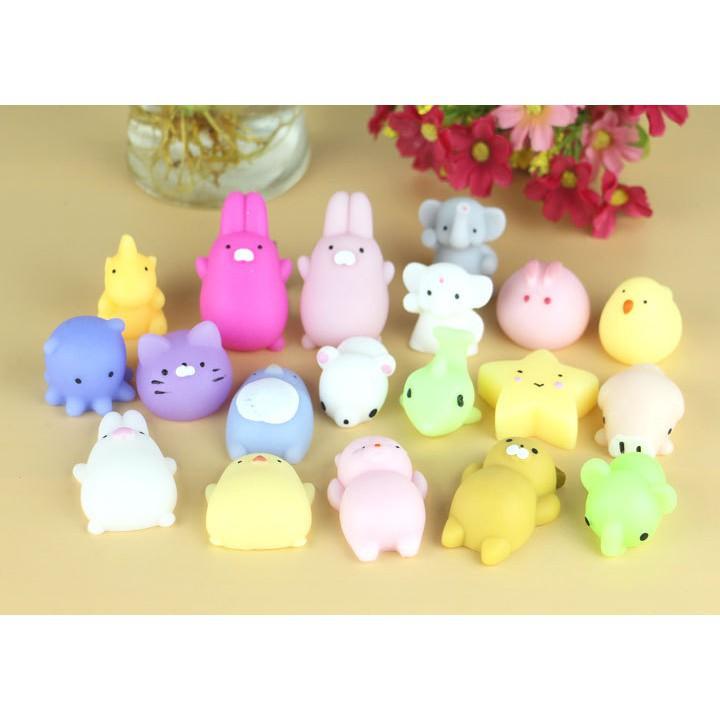 combo 10 Squishy Mochi Dễ Thương , Mềm Bóp Đã mã QSD30 Aloạn