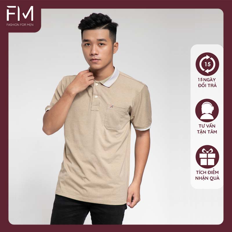 Áo Polo nam cổ bẻ ngắn tay, chất liệu vải thun cotton cao cấp, trẻ trung, năng động – FORMEN SHOP – FMPS088 - ĐỎ