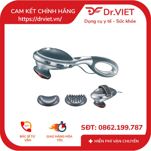 Máy massage cầm tay có đèn hồng ngoại Beurer MG70-Xuất xứ Đức,mát xa thư giãn toàn thân,giảm đau mỏi cơ,tuần hoàn máu