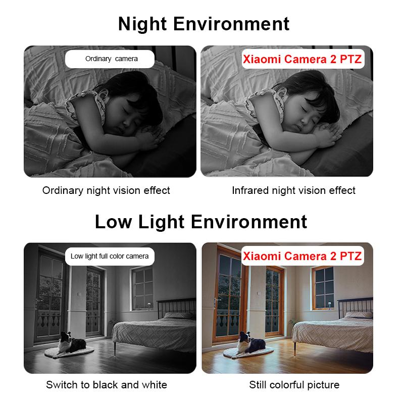 Máy ảnh thông minh Xiaomi 360 2.5K Mi Home WiFi Giám sát video Webcam Người phát hiện hình ảnh ban đêm Giám sát trẻ em Máy ảnh bảo mật IP Màu sắc: Camera 2K