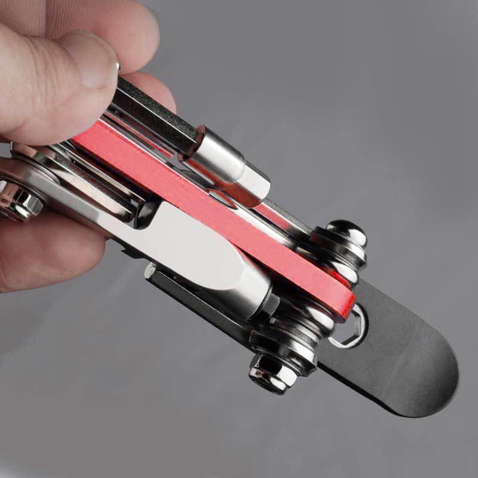 2x Bike Repair Tool Cycling Screwdriver Allen Wrench 14 In 1