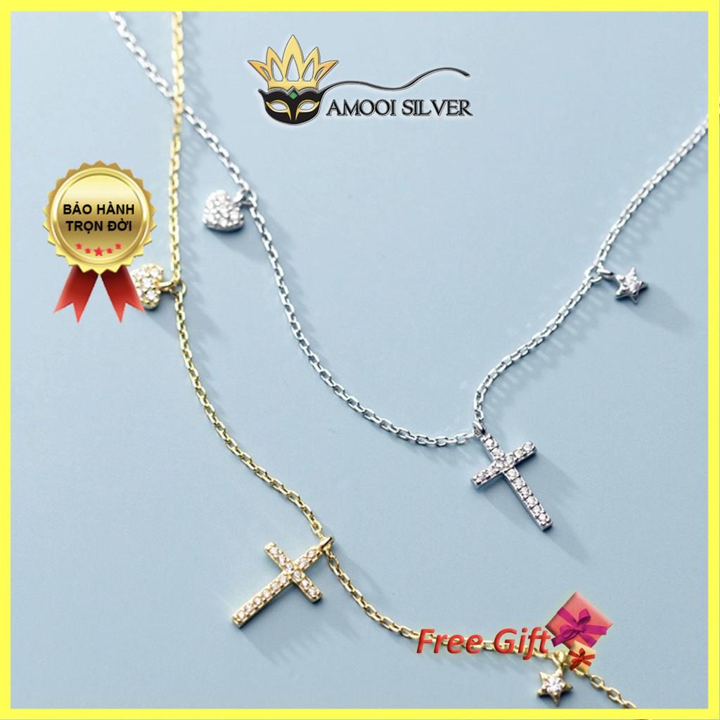 Dây chuyền bạc S925 thánh giá - Amooi Silver AD141
