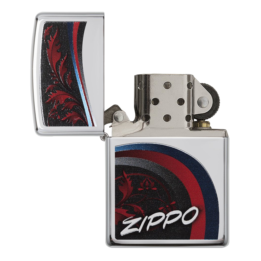 Bật Lửa Zippo 29415 - Leaves High Polish Chrome