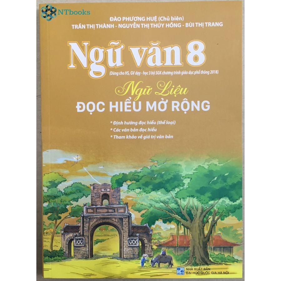 Combo 2 cuốn sách Ngữ Văn 8 - Ngữ liệu đọc hiểu mở rộng + Phương pháp đọc hiểu và viết (Dùng ngữ liệu ngoài sgk)