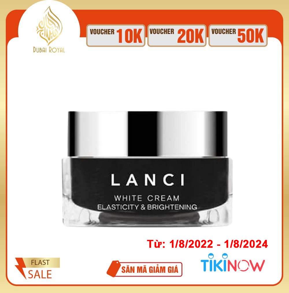 Kem dưỡng trắng da Lanci Whitening Cream Hàn Quốc chống lão hóa giúp da mềm mịn 50 gram