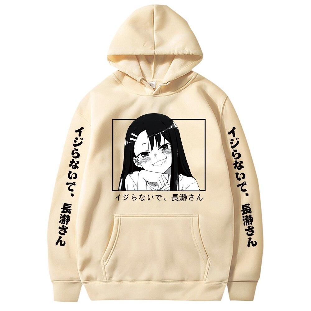 Áo Hoodie Tay Dài In Chữ Hot Don't Toy With Me, Miss Nagatoro Harajuku Cho Nam Và Nữ