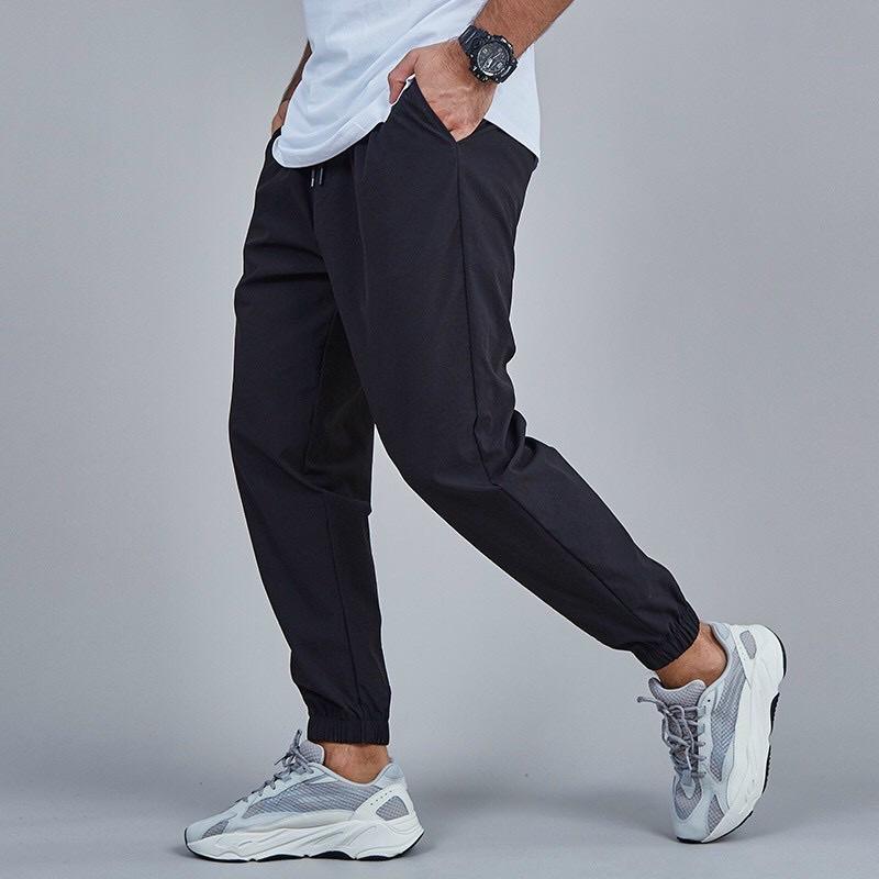 QUẦN JOGGER KAKI BASIC TRƠN KHÔNG KHÓA ZIP CO GIÃN THOẢI MÁI VẬN ĐỘNG