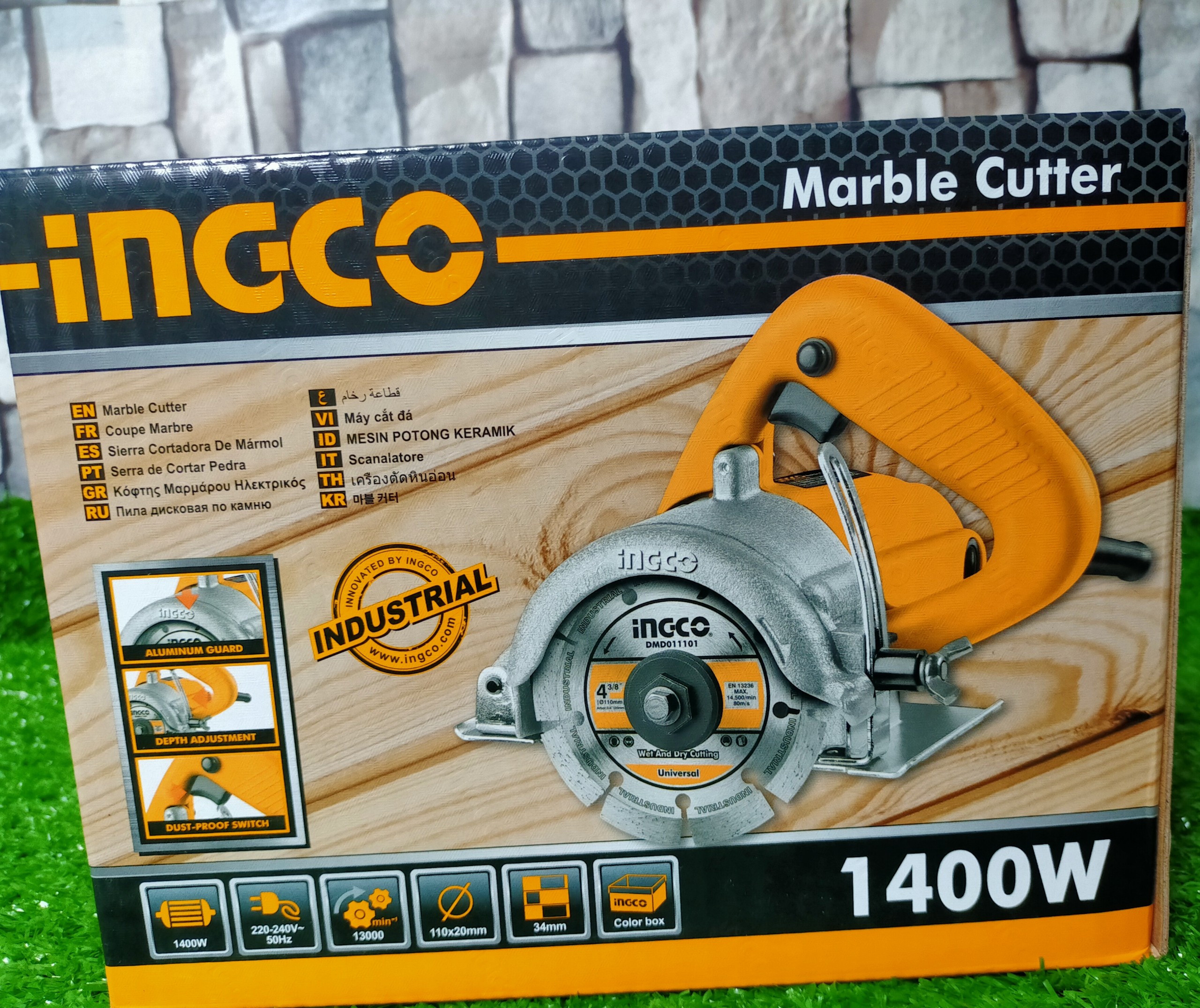 MÁY CẮT ĐÁ/GẠCH 110MM 1400W INGCO MC14008- HÀNG CHÍNH HÃNG