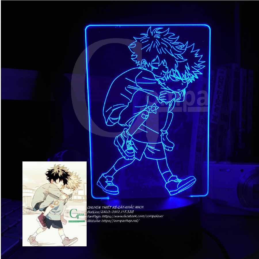 Đèn Ngủ My Hero Academia Izuku Midoriya x Bakugo Katsuki Type 01 AMHA9902 16 MÀU TÙY CHỈNH