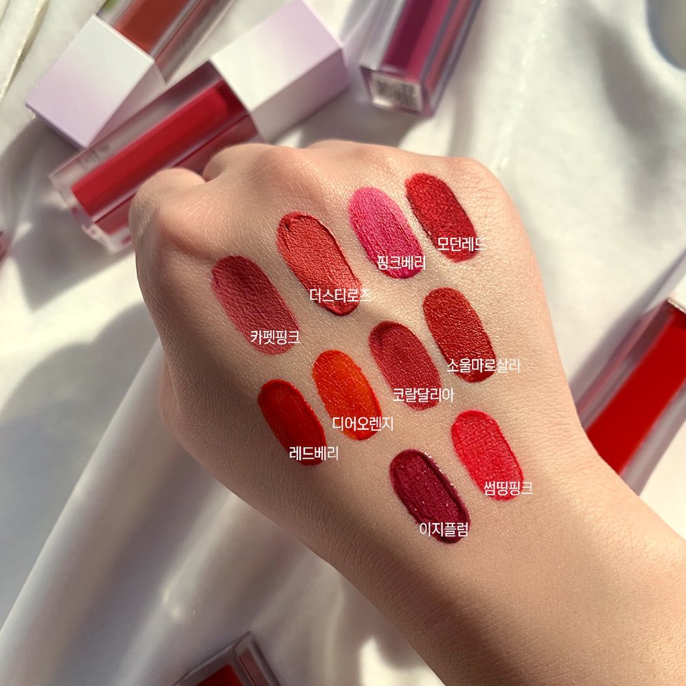 COMBO SON KEM LÌ TOUCH IN SOL PRETTY FILTER CHIFFON VELVET LIP TINT  + KEM  CẤP NƯỚC TOUCH IN SOL PRETTY FILTER WATERFUL GLOW CREAM