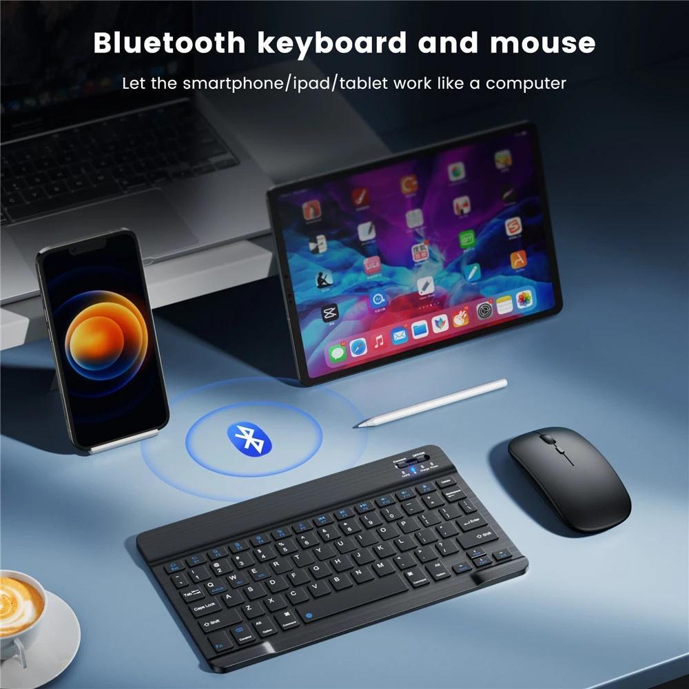 Bộ Bàn Phím Bluetooth Không Dây 10 inch Cho Xiaomi Pad 5 Pro MiPad 5 Mi Pad 4 Plus 3 2 1