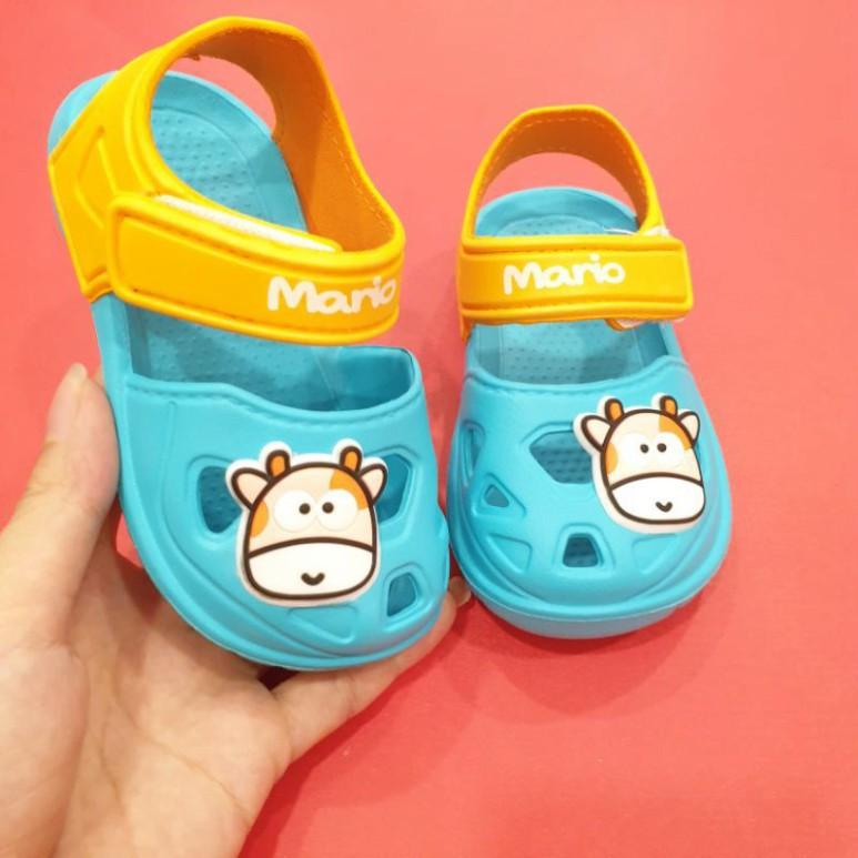 Giày Sandal xốp quai dán MARIO phiên bản 2020 siêu đáng yêu cho bé 1-5 tuổi