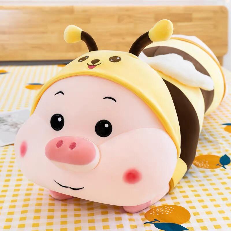 Gối ôm Heo Ong cute chất miniso cao cấp mềm mịn