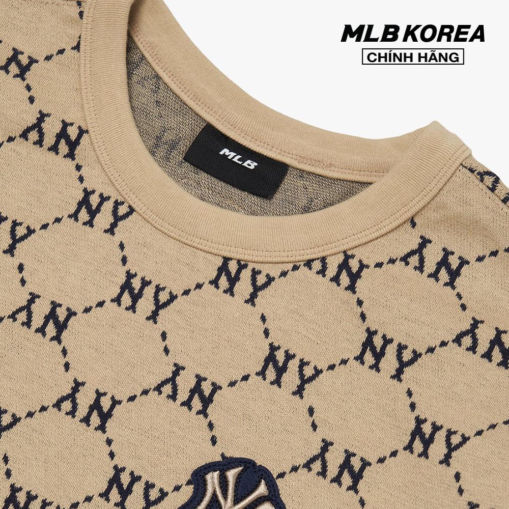 MLB - Áo thun phom suông ngắn tay Diamond Monogram 3ATSM3023