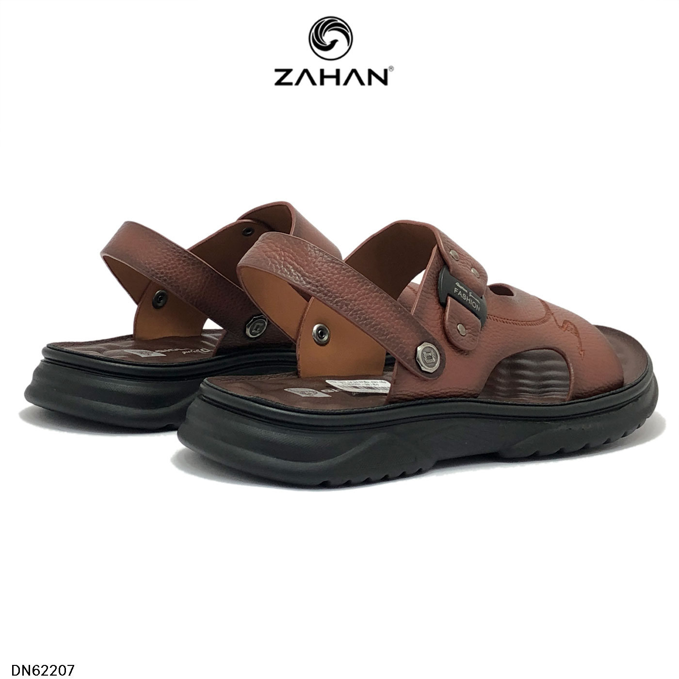 Dép nam da bò khâu, cao cấp DN62207