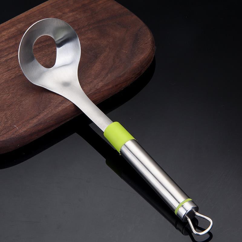 Thìa inox cán dài Dụng cụ viên thịt Thìa làm thịt viên nhanh bằng inox